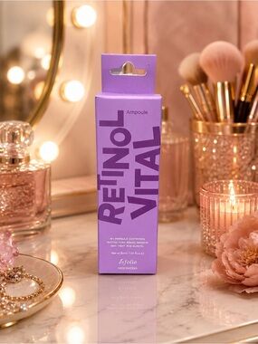 Esfolio Retinol Vital Ampoule 30ml K-Beauty Anti-Aging Brightening Serum NIB